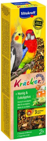 Крекеры Vitakraft медовые для австралийских попугаев (2 шт, Медовые)
