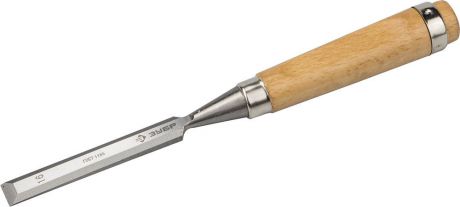 Стамеска-долото "СТ 500" с деревянной ручкой ЗУБР хромованадиевая, 16мм