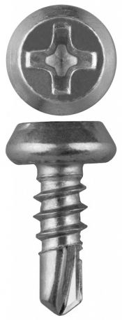 Саморезы оцинкованные со сверлом для листового металла ЗУБР 11 х 3.8 мм, 22 000 шт