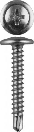 Саморезы со сверлом для листового металла ЗУБР 51 х 4.2 мм, 3 000 шт