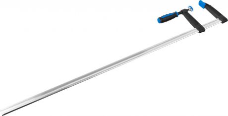 Струбцина ЗУБР "ПРОФЕССИОНАЛ" тип "F", двухкомпонентная ручка, стальная закаленная рейка, 120х1000мм