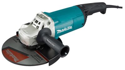 Угловая шлифовальная машина MAKITA GA9061R 2200Вт, 6600 об/мин, пл пуск, муфта SJSII, защ от повтор пуска