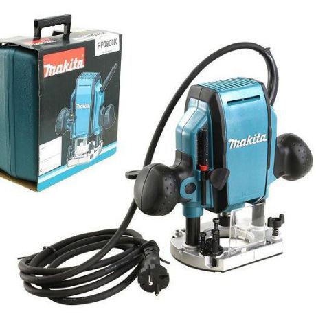 Фрезер MAKITA RP0900K 900 Вт, 27000 об/мин, ход-35 мм, цанга-6/8 мм, кейс