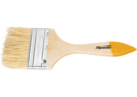 Кисть плоская Slimline 1, 5" (38 мм), натуральная щетина, деревянная ручка SPARTA