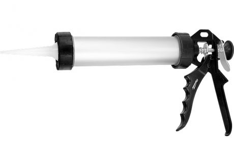 Пистолет для герметика, 750 мл, "закрытый", алюминиевый корпус, круглый шток 8 мм Sparta 886485