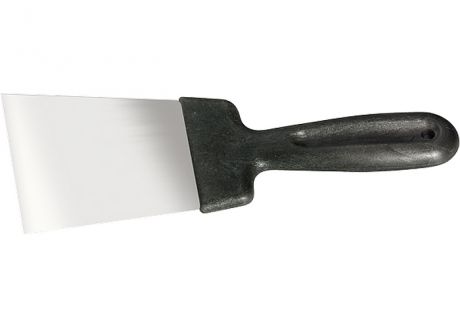 Фасадный шпатель Сибртех 100 мм нержавеющая сталь пластмассовая ручка 85435