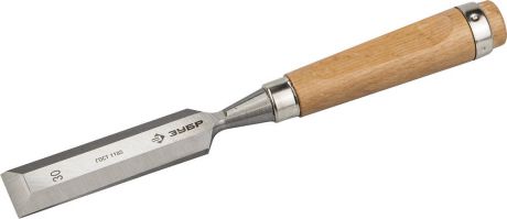 Стамеска-долото с деревянной ручкой ЗУБР 