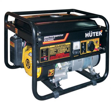 Генератор бензиновый HUTER DY3000L 64/1/4 6 л.с., 2,5 кВт