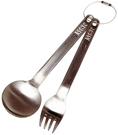 Набор MSR MSR ложка + вилка (титан) Titan™ Fork And Spoon