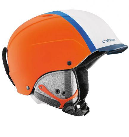 Горнолыжный шлем Cebe Cebe Contest Visor Pro оранжевый 62/64