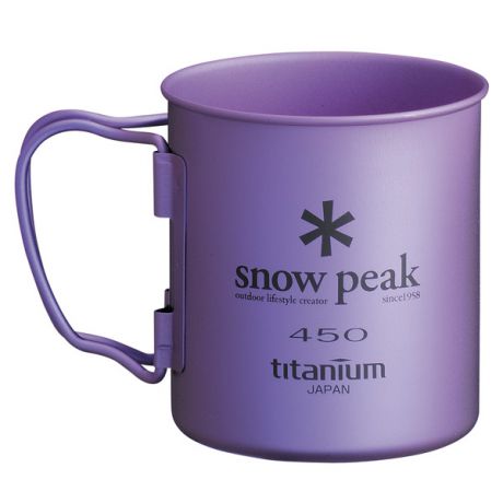 Кружка Snow Peak Snow Peak титановая Ti-Single 450 красный 0.45л