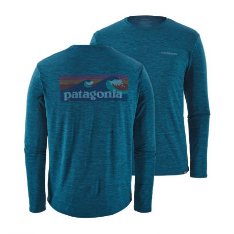 Футболка Patagonia Patagonia Long-Sleeved Capilene Cool Daily Graphic Shirt