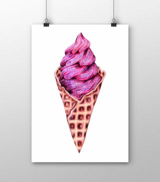 Постеры Мороженое с посыпкой