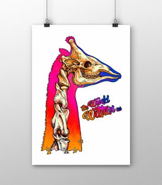 Постеры Жираф инсайд