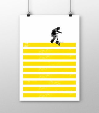 Постеры Желтые полосы