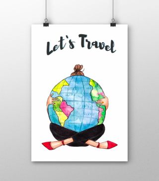Постеры Давай путешествовать