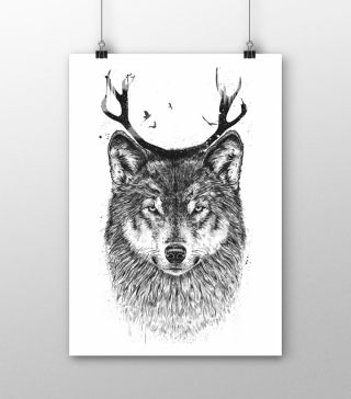 Постеры Волк с рогами