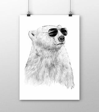 Постеры Белый медведь