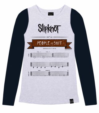 Лонгслив с принтом TAB Slipknot - People=Shit