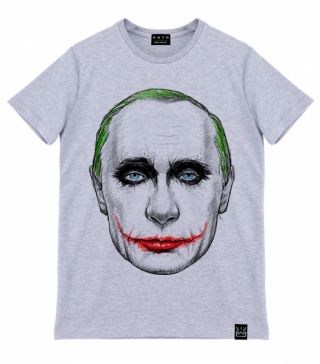 Футболка с принтом Путин - Джокер