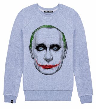 Толстовка с принтом Путин - Джокер