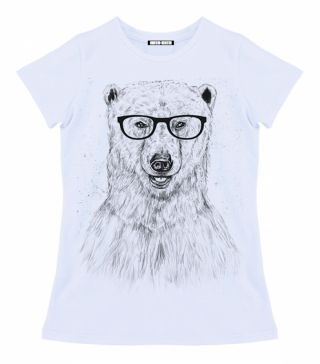 Футболка с принтом Geek Bear