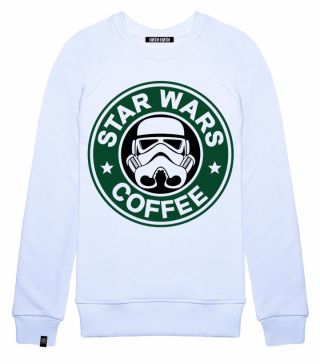 Толстовка с принтом Star Wars Coffee