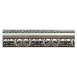 Карнизы Карниз потолочный багетный "Сонет", 3 ряда, белое серебро, 240 см