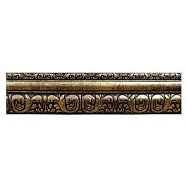 Карнизы Карниз потолочный багетный "Сонет", 3 ряда, античное золото, 240 см