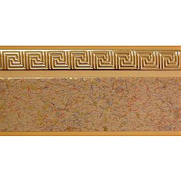 Карнизы Карниз потолочный пластиковый без поворота "Греция", 2 ряда, песок, 180 см