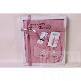 Комплект для сауны Karna Комплект для сауны женский "KARNA PARIS", грязно-розовый