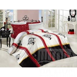 Постельное белье Altinbasak Комплект постельного белья ALTINBASAK DRAGON Сатин (2 спальный), красный