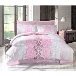 Постельное белье Altinbasak Комплект постельного белья ALTINBASAK VIVID Сатин (2 спальный), розовый