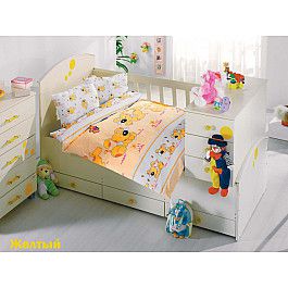 Постельное белье Altinbasak Комплект постельного белья Altinbasak SEVIMLI (Новорожденный), желтый