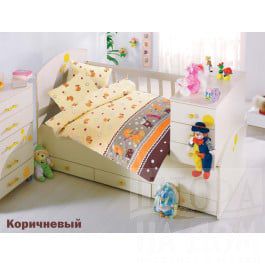 Постельное белье Altinbasak Комплект постельного белья Altinbasak VAK VAK (Новорожденный), коричневый