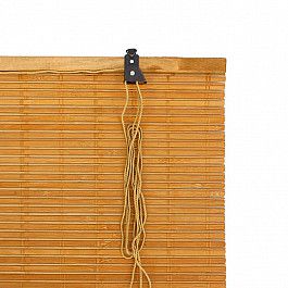 Шторы рулонные ролло Уют Бамбуковая рулонная штора "Кабуки", светлый дуб, 100 см