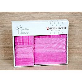 Полотенца Virginia Secret Комплект полотенец Virginia Secret Ornament (COTTON) в коробке (50*90; 70*140), розовый