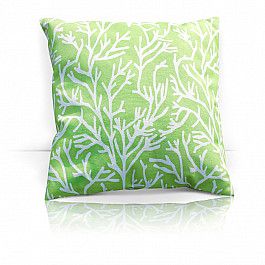 Декоративная подушка Kauffort Подушка декоративная "Green Corals", дизайн 140