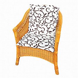 Подушка для сидения Kauffort Подушка на стул со спинкой "Bindweed", дизайн 100