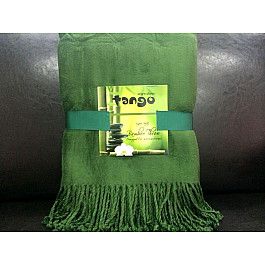 Плед Tango Плед Bamboo Throw №01, зеленый, 150*200 см