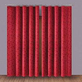 Шторы для комнаты Wisan Комплект штор Primavera №1110003, бордо