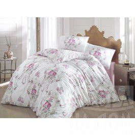Постельное белье Altinbasak Комплект постельного белья "RANFORCE ADMIRE" (2 спальный), розовый