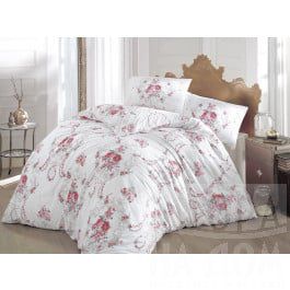 Постельное белье Altinbasak Комплект постельного белья "RANFORCE ADMIRE" (2 спальный), бордовый