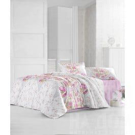 Постельное белье Altinbasak Комплект постельного белья "RANFORCE DEREN" (2 спальный), розовый
