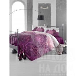 Постельное белье Altinbasak Комплект постельного белья "RANFORCE LEYAN" (2 спальный), бордовый