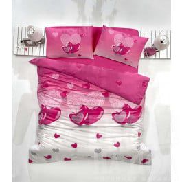 Постельное белье Altinbasak Комплект постельного белья "RANFORCE LOVELIY" (2 спальный), сиреневый