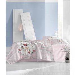 Постельное белье Altinbasak Комплект постельного белья "RANFORCE PERLITA" (2 спальный), розовый
