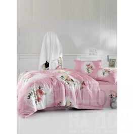 Постельное белье Altinbasak Комплект постельного белья "RANFORCE ULYA" (2 спальный), розовый