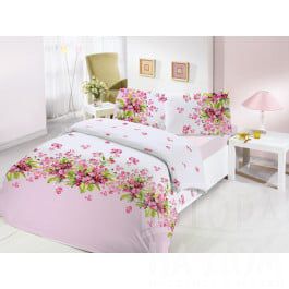 Постельное белье Altinbasak Комплект постельного белья "RANFORCE SUMBUL" (2 спальный), розовый