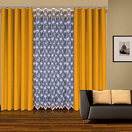 Шторы для комнаты Zlata Korunka Комплект штор №202950-250, желтый